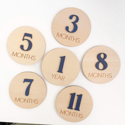 Monthly Milestone Discs Infant Pictures, Monthly Milestone Markers Wood, Monthly Milestone Cards Baby,Monthly Sign For Baby,Baby Shower Gift