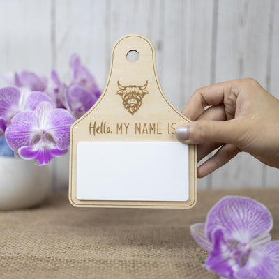 Highland Cow Baby Name Sign, Name Reveal Sign, Birth Announcement, Baby Birth Stats Sign, Baby Name Announcement, Name Announcement Sign