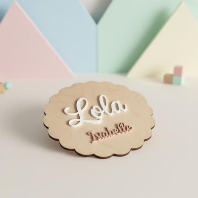 Personalized Baby Name Sign, Wooden Nursery Name Plaque, Sign for Hospital, Baby Name Reveal