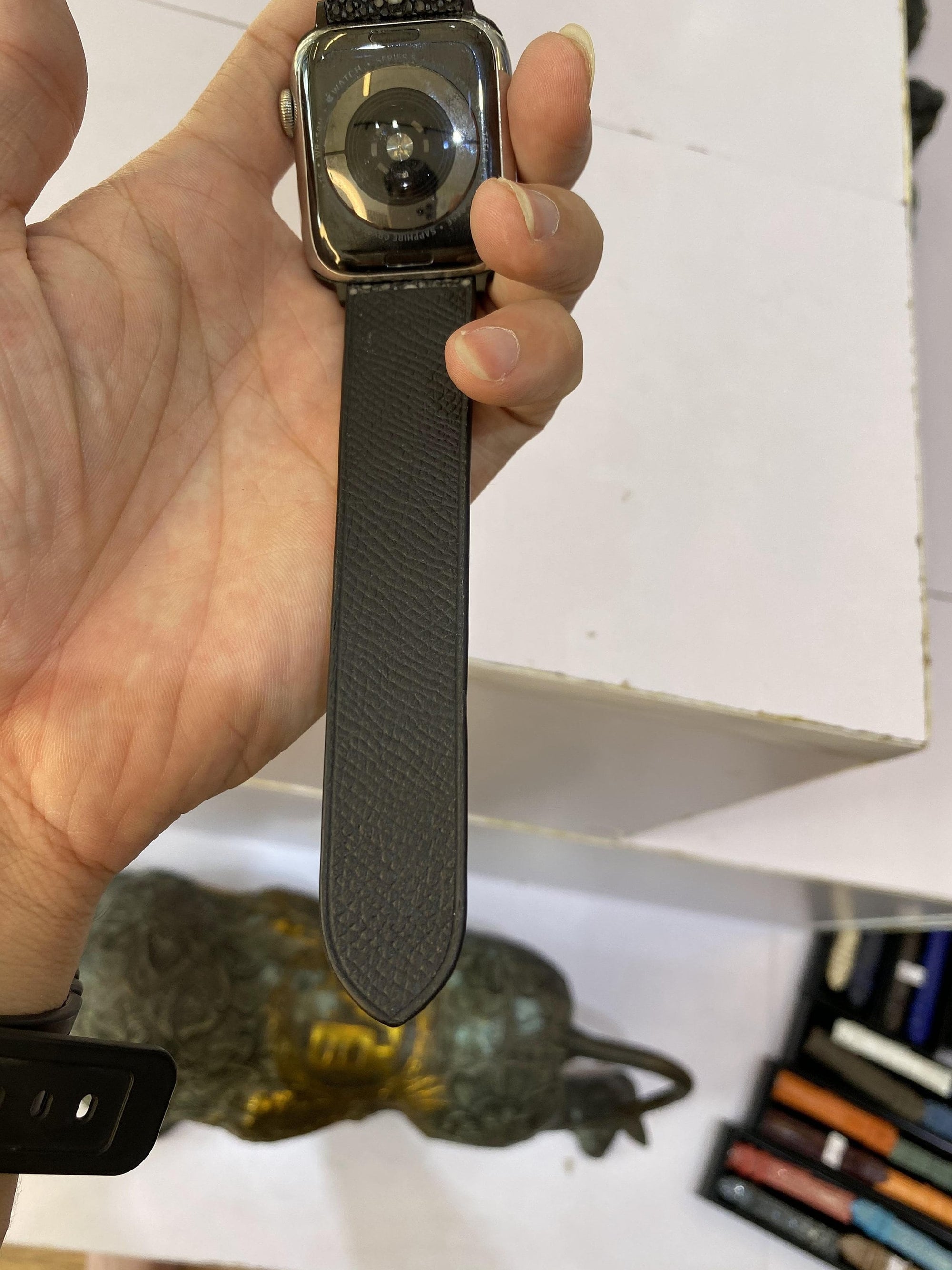 Handmade Stingray Leather Apple Watch Band: Custom Sizes