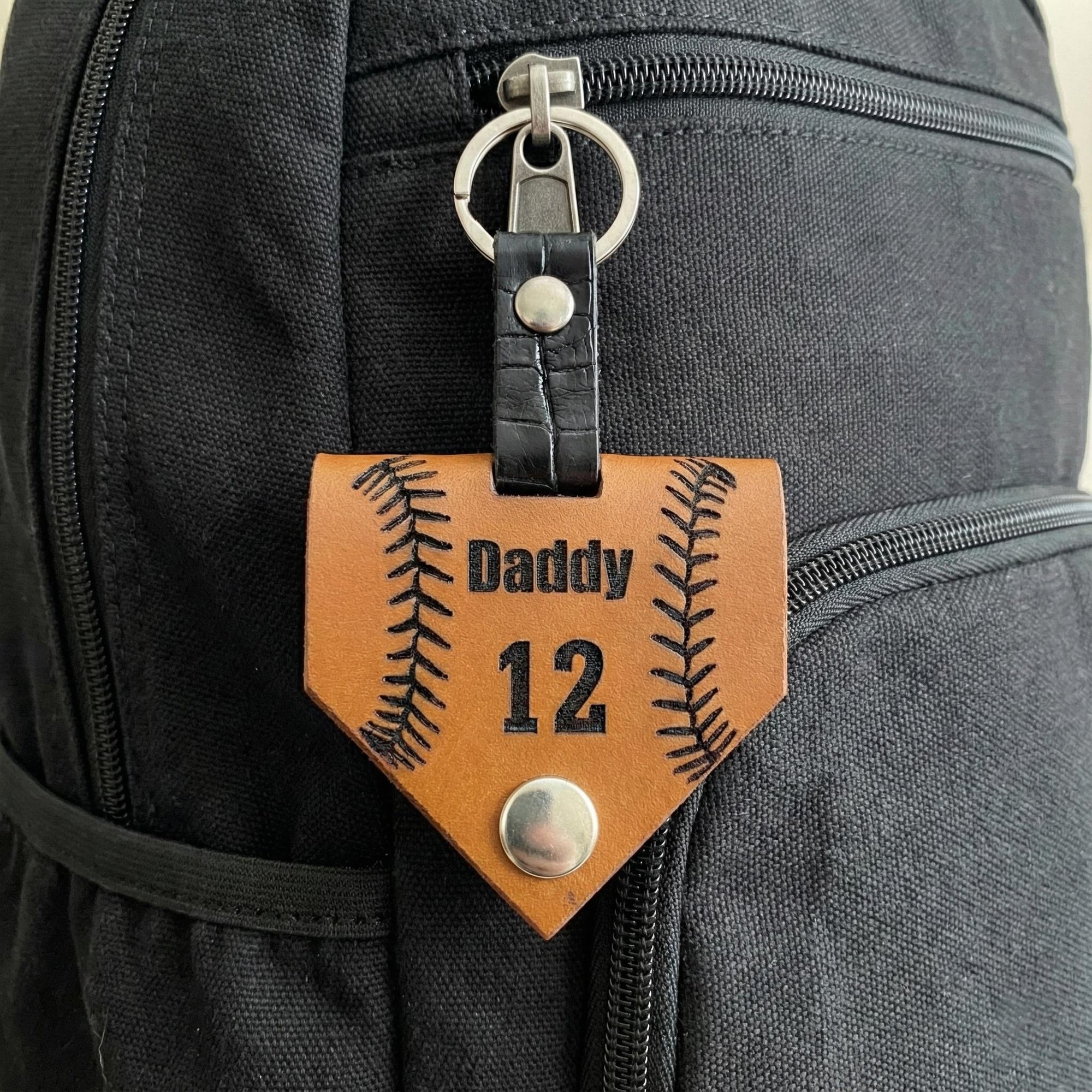 Personalized Baseball Photo Keychain, Baseball Team Gifts