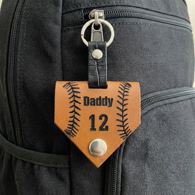 Personalized Baseball Photo Keychain, Baseball Team Gifts