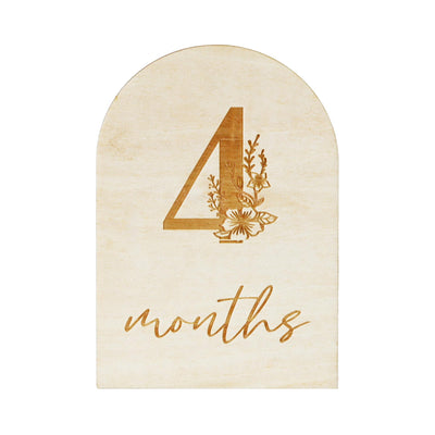 Baby Milestone Set, Monthly Milestones, Hello World Milestone Cards, Newborn Gift, Baby Shower Gift, Wooden Baby Monthly Milestone Markers