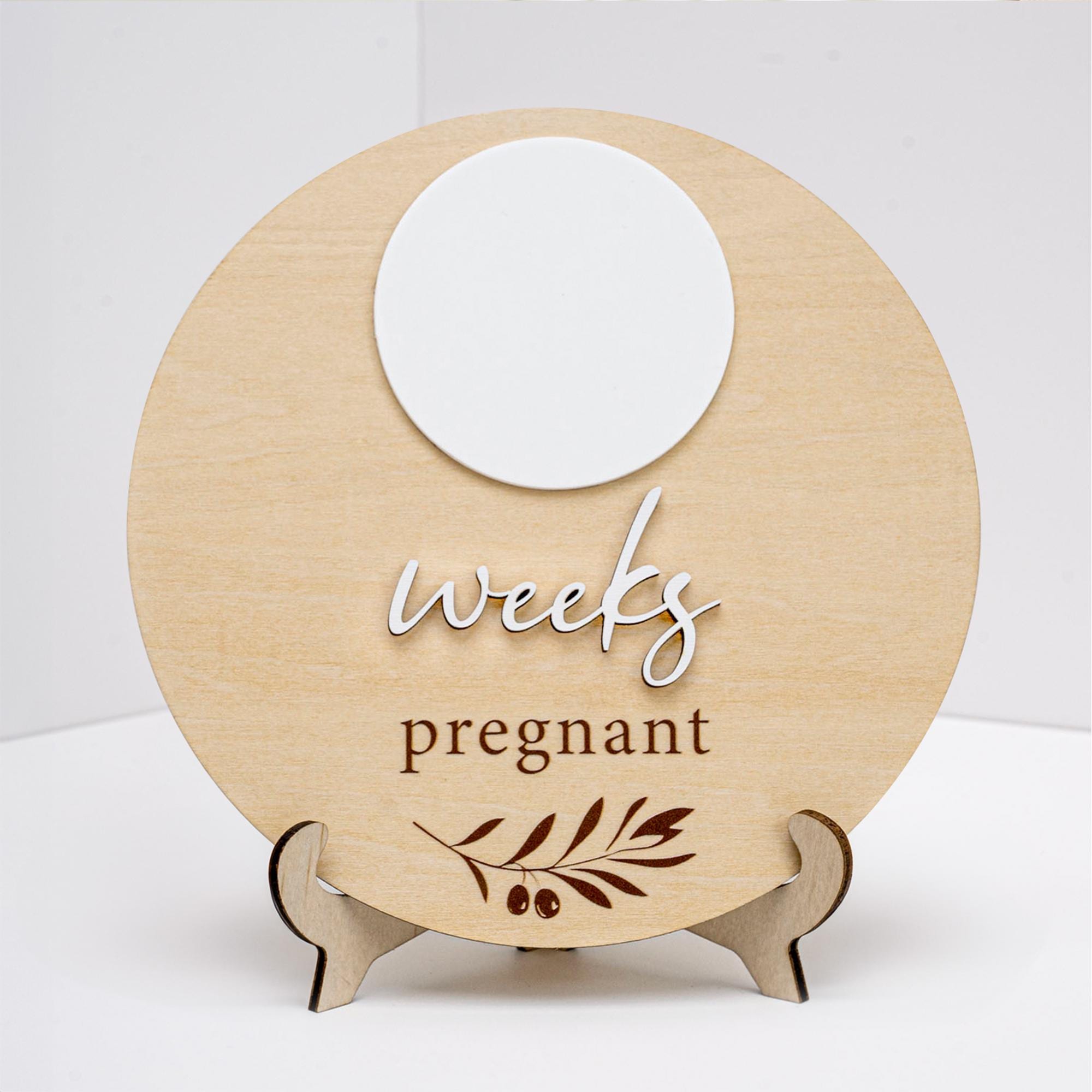 Weeks Pregnant Sign, Pregnancy Milestone Keepsake, Pregnancy Milestone Weeks, Handmade Pregnancy Sign, Pregnancy Sign, Pregnancy Photo Props