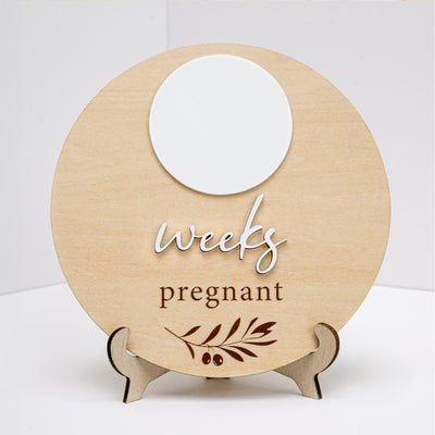 Weeks Pregnant Sign, Pregnancy Milestone Keepsake, Pregnancy Milestone Weeks, Handmade Pregnancy Sign, Pregnancy Sign, Pregnancy Photo Props