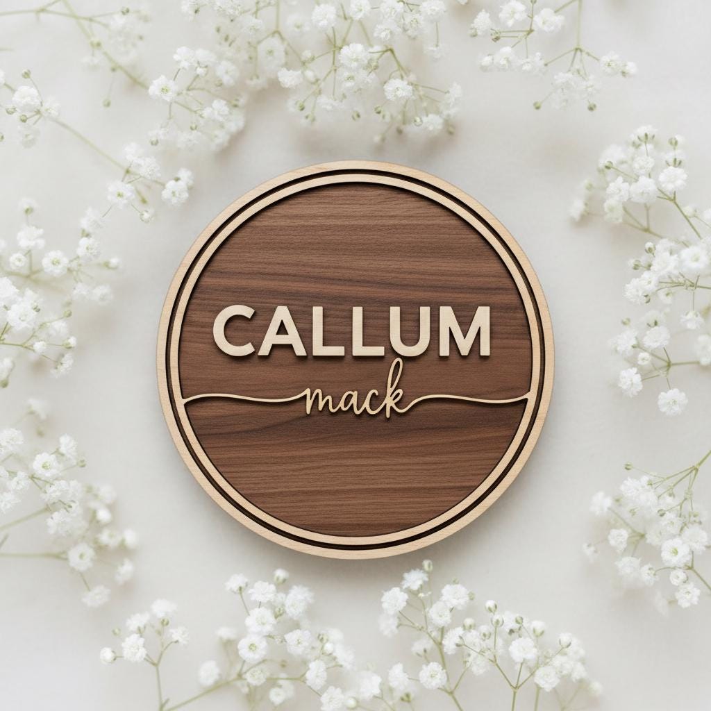 Personalized Baby Arrival Announcement Sign, Custom Baby Announcement Sign, Baby Name Reveal,  Sign for Hospital