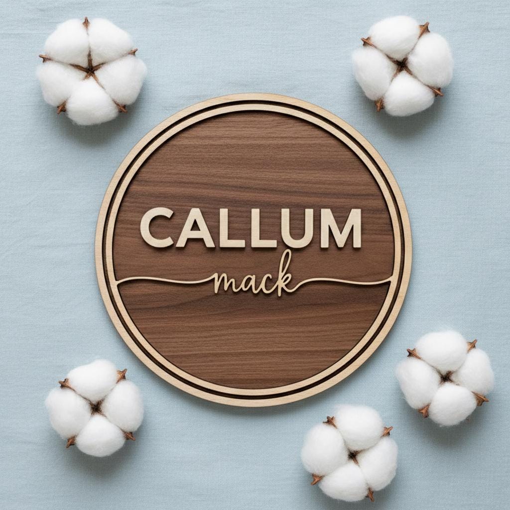 Personalized Baby Arrival Announcement Sign, Custom Baby Announcement Sign, Baby Name Reveal,  Sign for Hospital