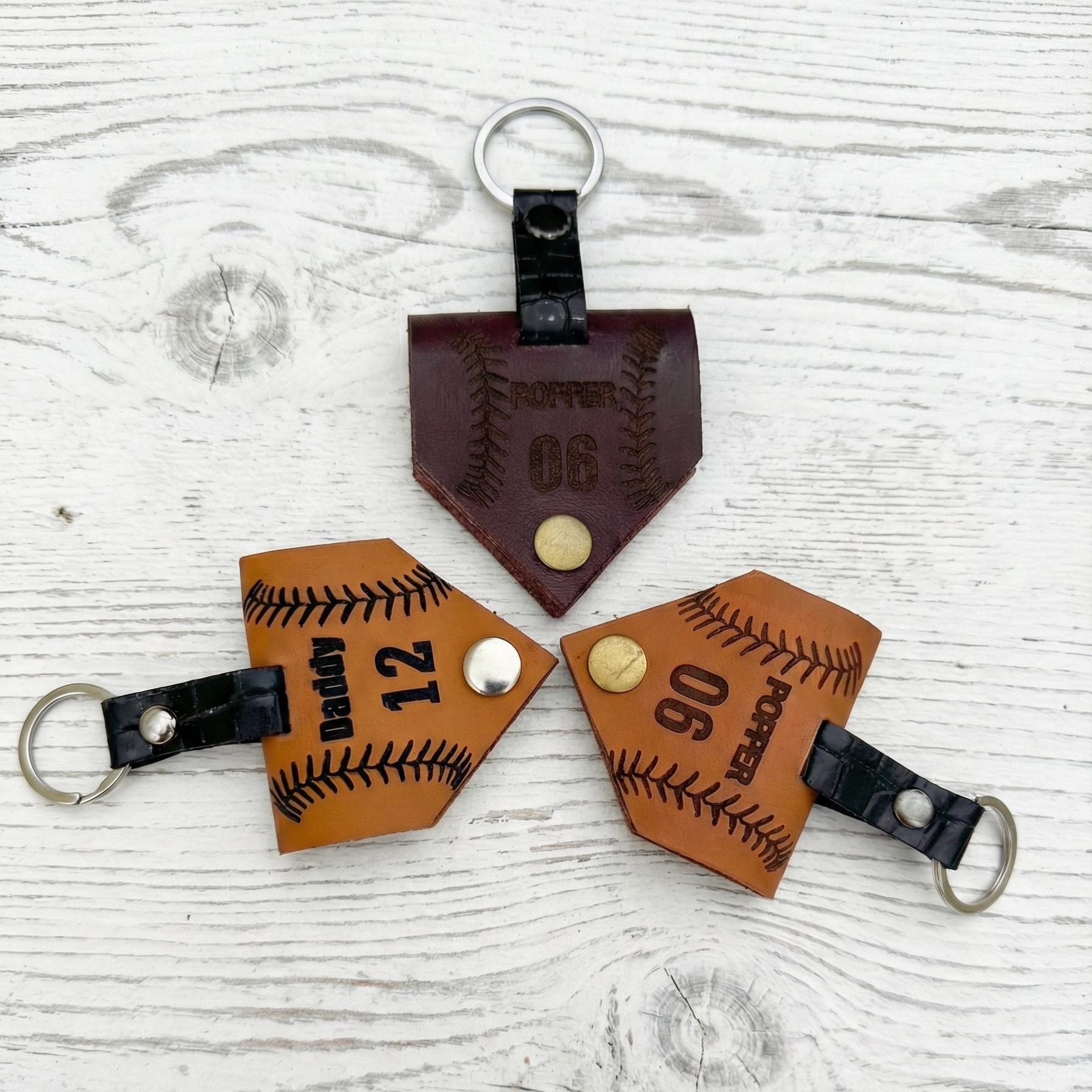 Personalized Baseball Photo Keychain, Baseball Team Gifts