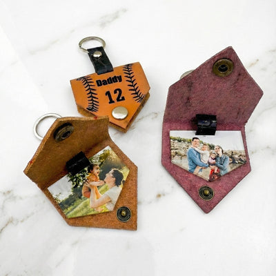Personalized Baseball Photo Keychain, Baseball Team Gifts