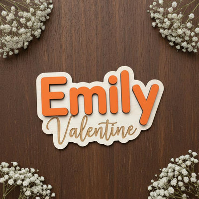 Custom Baby Name Sign, Personalized Baby Name Sign, Custom Baby Name Plaque, Nursery Name Sign, Baby Girl Room Decor, Newborn Name Sign