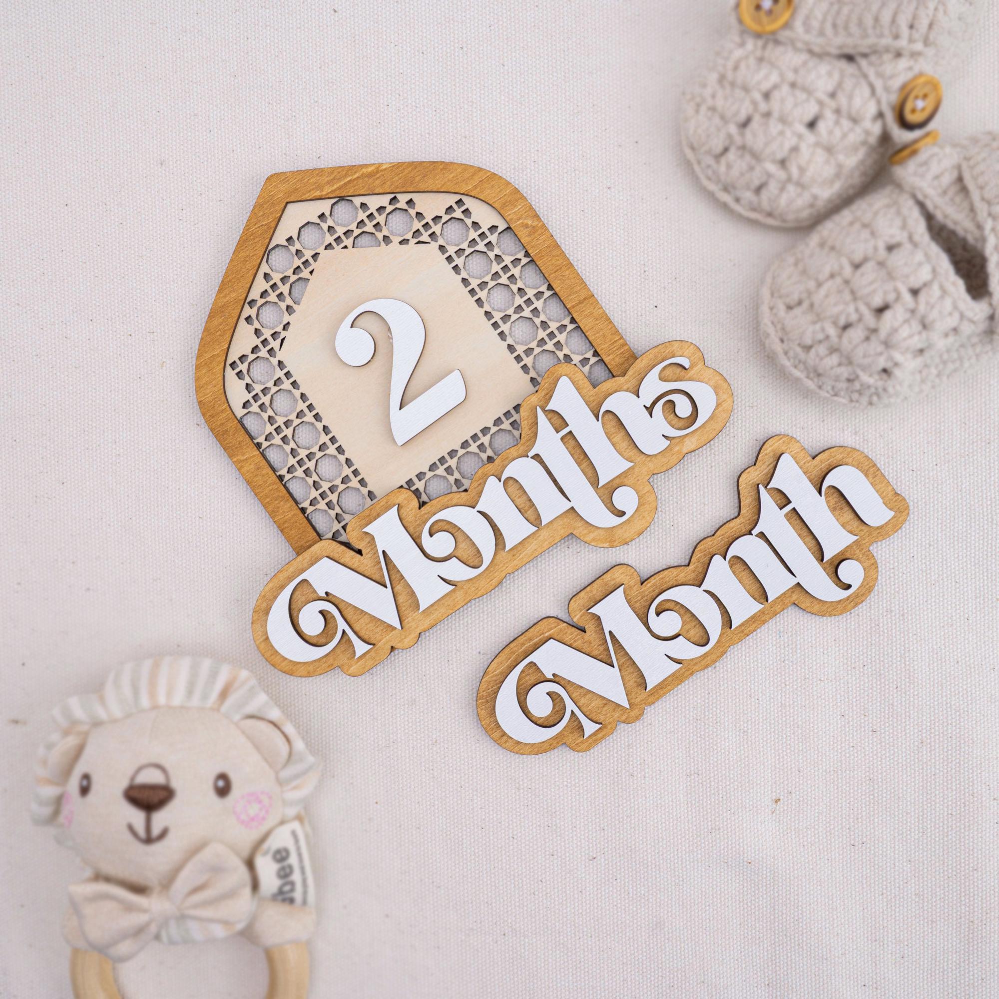 Milestone Markers, Modern Arch Baby Monthly Milestone Marker, Monthly Signs For Baby, Monthly Milestone Card, Baby Shower Gift,Nursery Decor