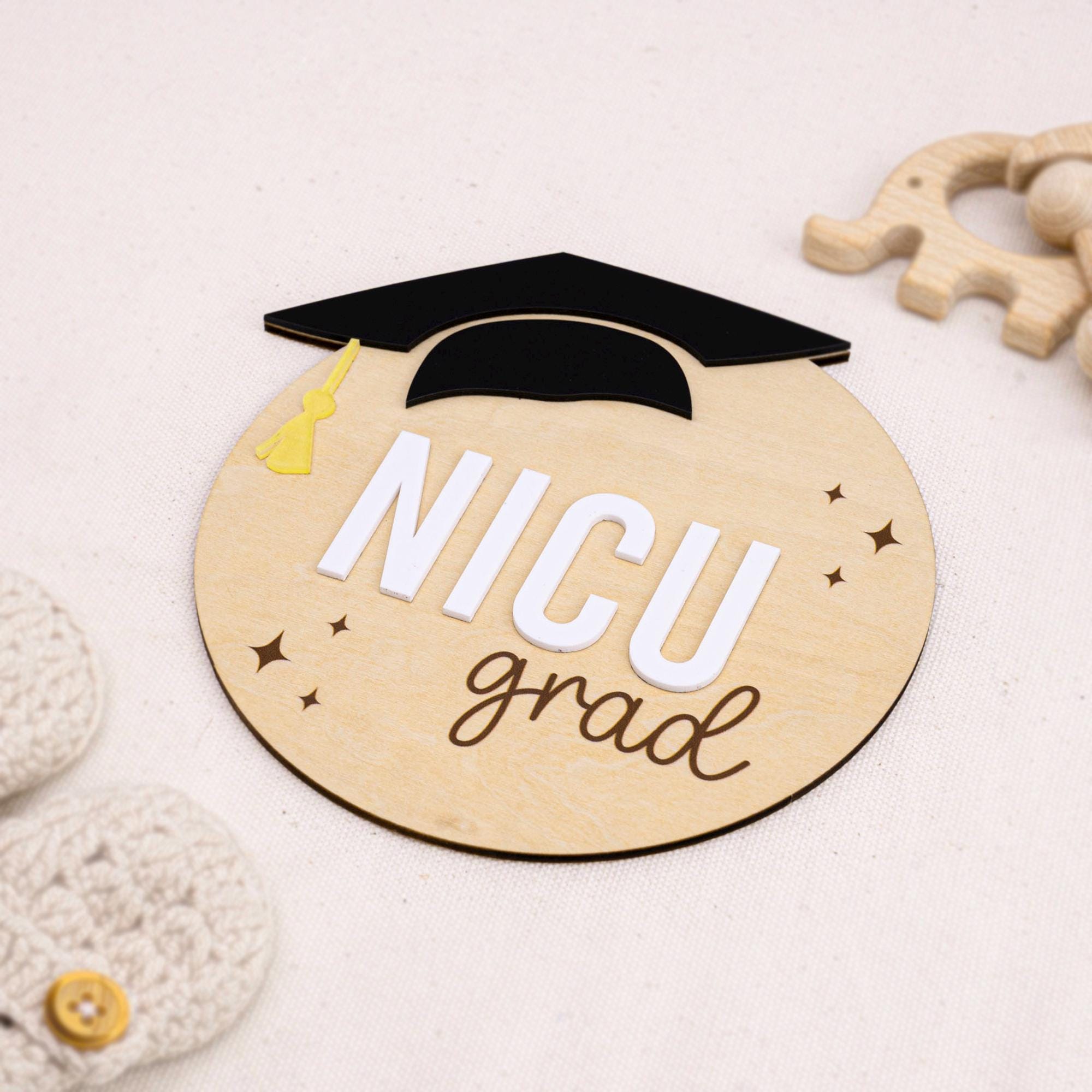 Nicu Grad Baby, Nicu Graduation, Nicu Sign, Gift For Nicu Baby, Nicu Warrior, Newborn Photo Prop, Sign For Baby Shower, Sign For Hospital