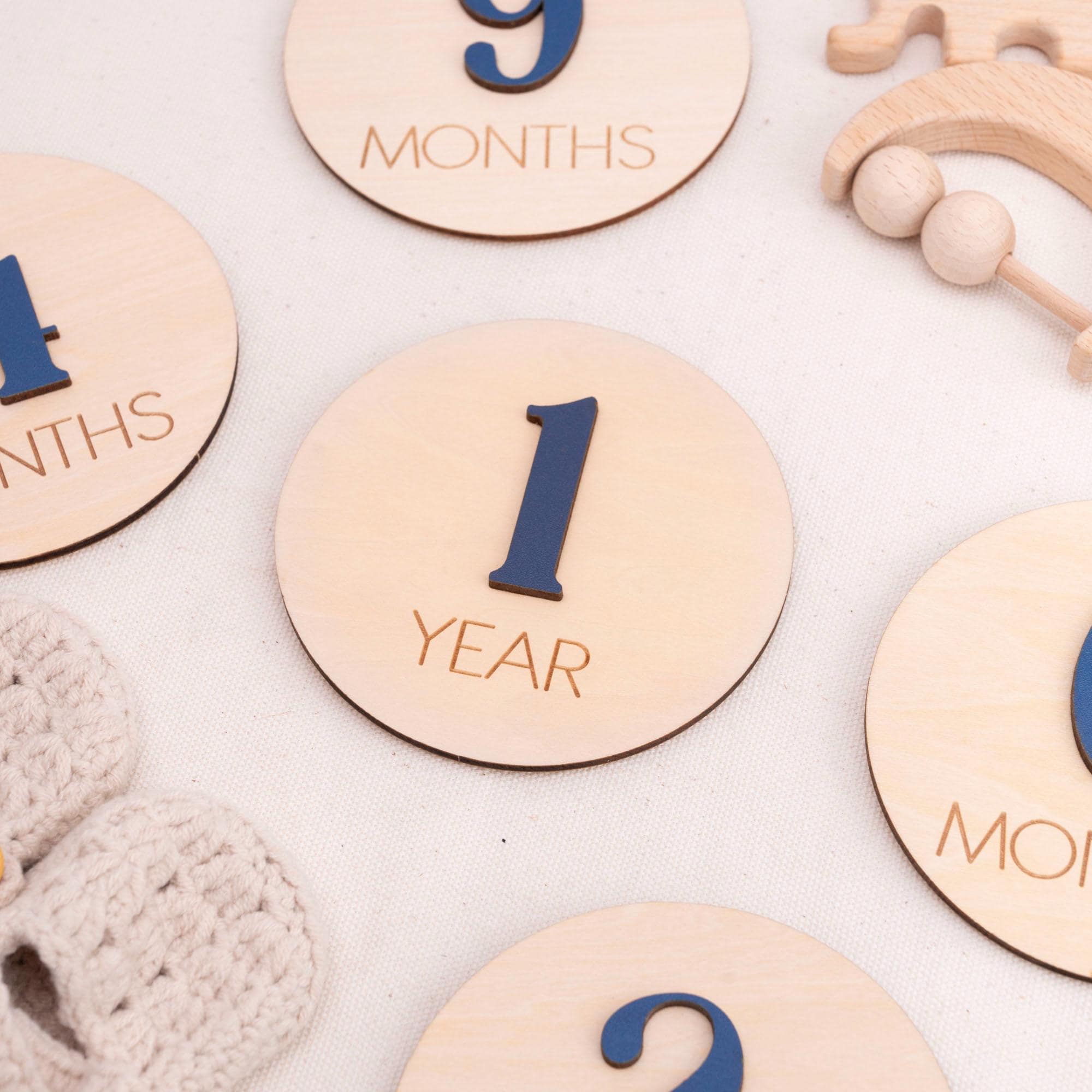 Monthly Milestone Discs Infant Pictures, Monthly Milestone Markers Wood, Monthly Milestone Cards Baby,Monthly Sign For Baby,Baby Shower Gift