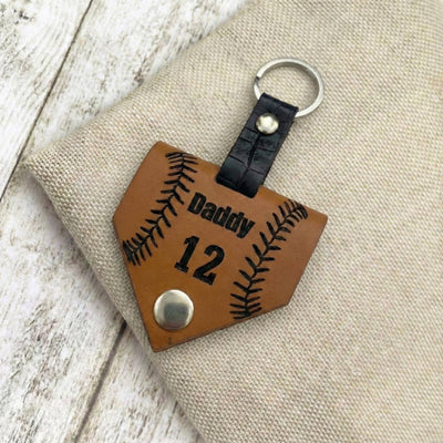 Personalized Baseball Photo Keychain, Baseball Team Gifts