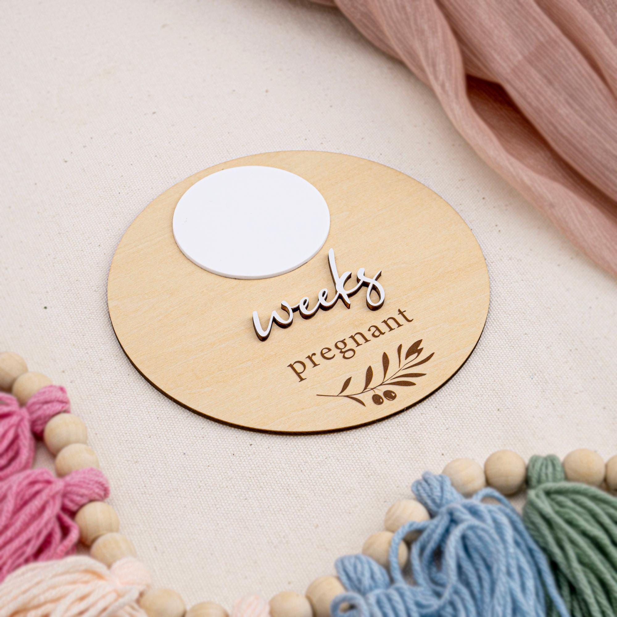 Weeks Pregnant Sign, Pregnancy Milestone Keepsake, Pregnancy Milestone Weeks, Handmade Pregnancy Sign, Pregnancy Sign, Pregnancy Photo Props