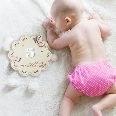 Baby Girl Monthly Milestone, Baby Girl Sign, Butterfly Baby Girl Milestone Card, Baby Shower Months, Baby Milestone Sign, Baby Photo Prop