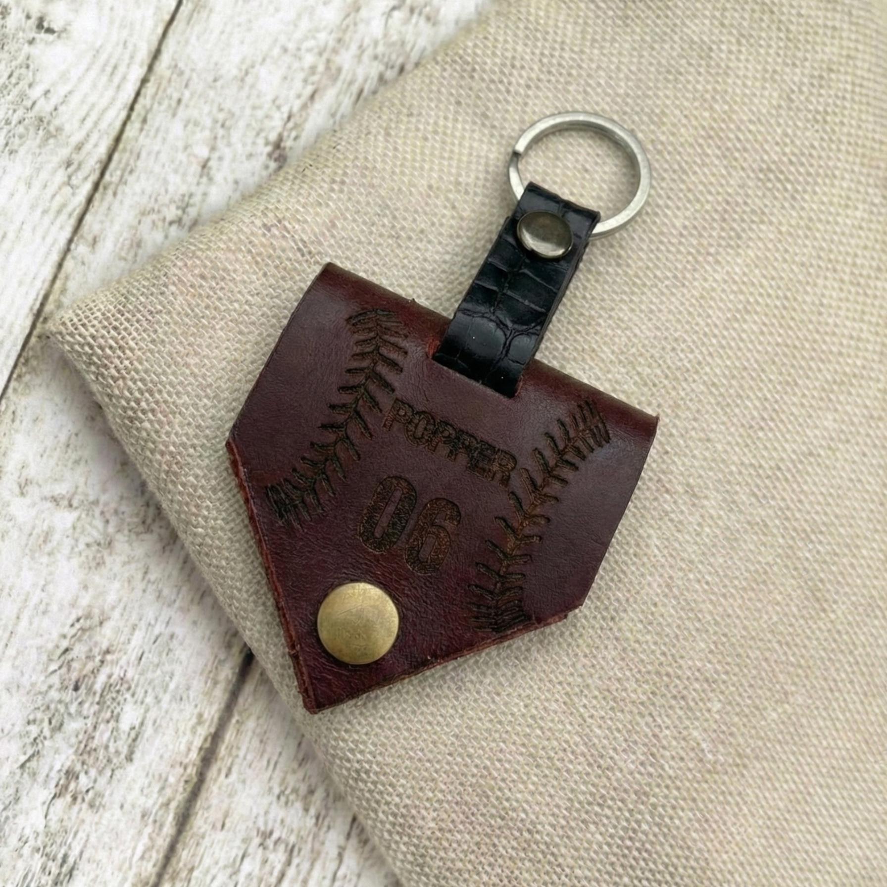 Personalized Baseball Photo Keychain, Baseball Team Gifts