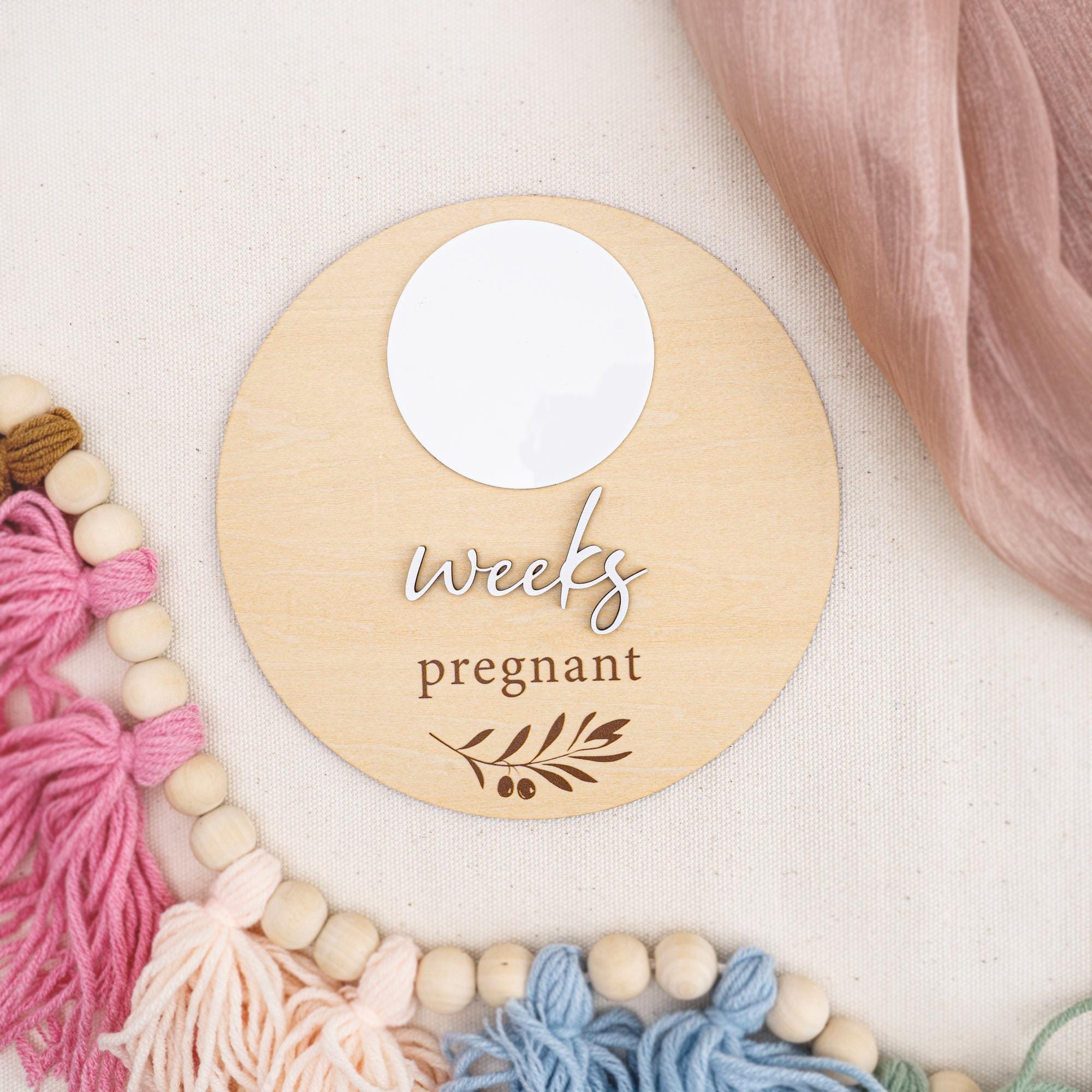 Weeks Pregnant Sign, Pregnancy Milestone Keepsake, Pregnancy Milestone Weeks, Handmade Pregnancy Sign, Pregnancy Sign, Pregnancy Photo Props