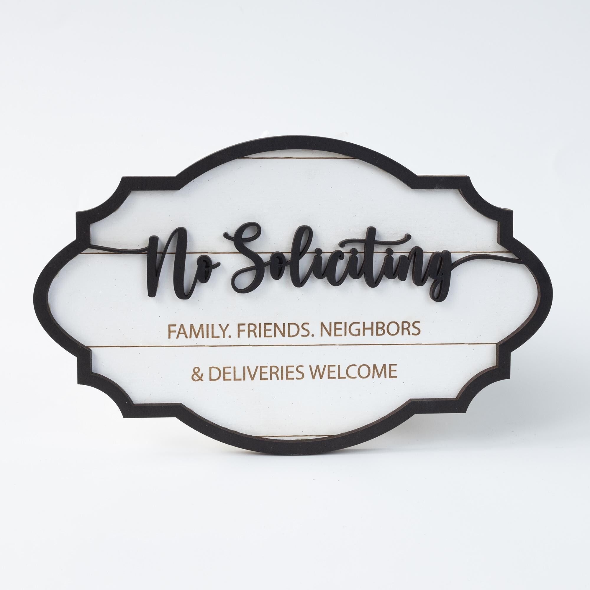No Soliciting Sign, Do Not Ring the Door Bell, Do Not Knock Sign, Funny Door Sign, Door Hanger Sign, Black and White Sign, Door Bell Sign