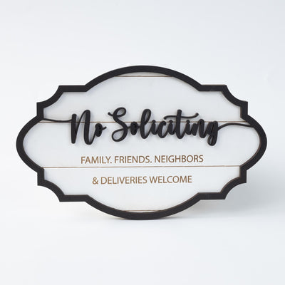 No Soliciting Sign, Do Not Ring the Door Bell, Do Not Knock Sign, Funny Door Sign, Door Hanger Sign, Black and White Sign, Door Bell Sign