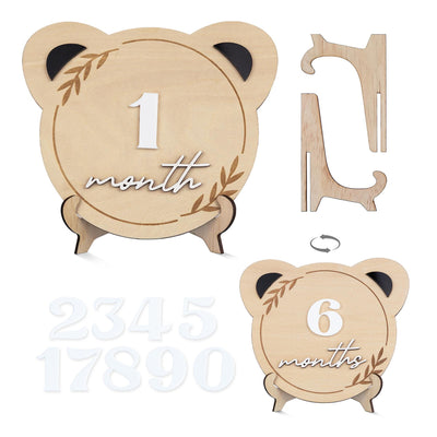 Bear Milestone For Baby, Bear Milestone Cards For Baby, Bear Milestone Markers, Newborn Announcement, Baby Milestone Marker, Baby Gift