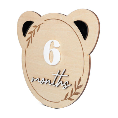 Bear Milestone For Baby, Bear Milestone Cards For Baby, Bear Milestone Markers, Newborn Announcement, Baby Milestone Marker, Baby Gift