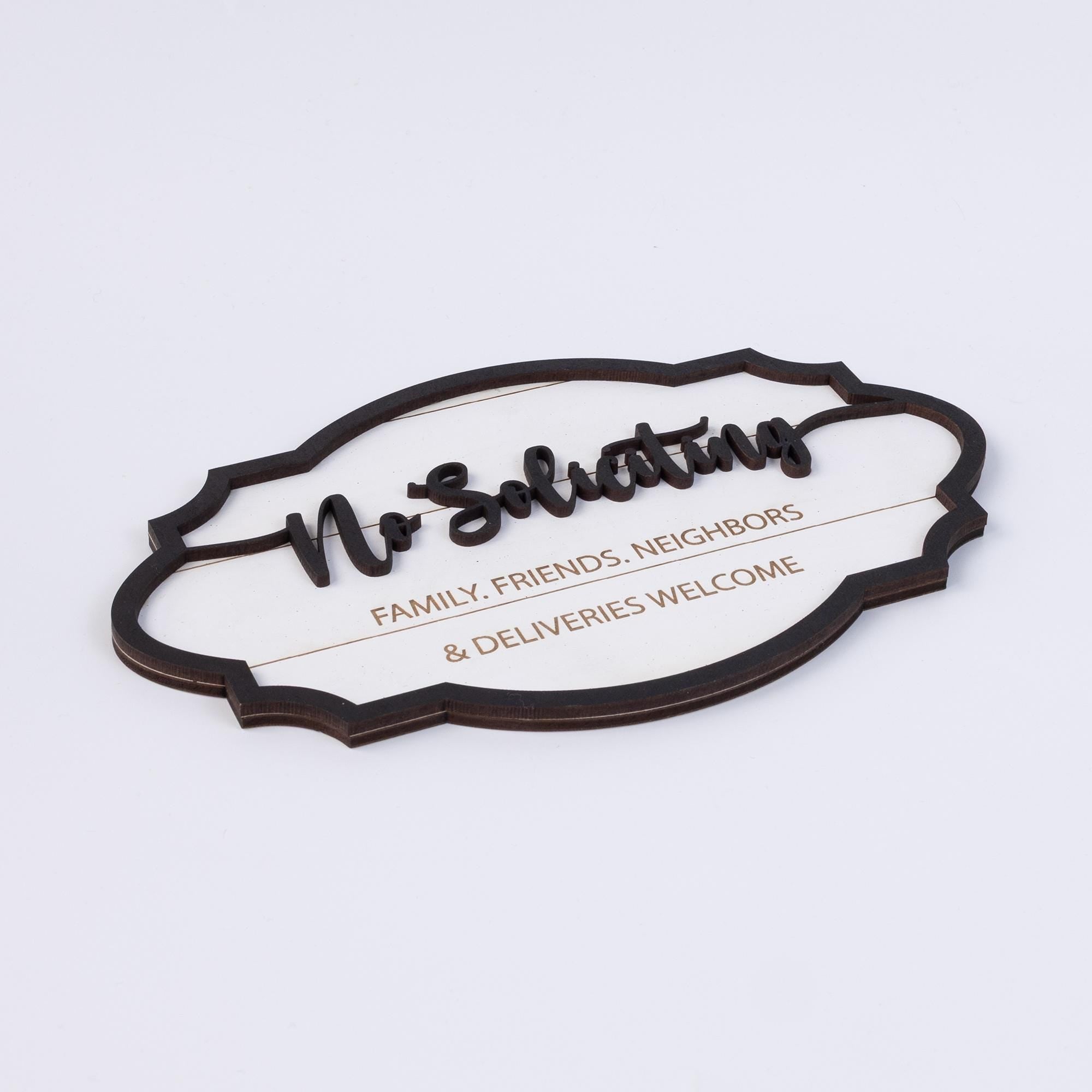 No Soliciting Sign, Do Not Ring the Door Bell, Do Not Knock Sign, Funny Door Sign, Door Hanger Sign, Black and White Sign, Door Bell Sign