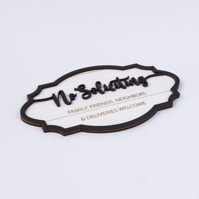No Soliciting Sign, Do Not Ring the Door Bell, Do Not Knock Sign, Funny Door Sign, Door Hanger Sign, Black and White Sign, Door Bell Sign