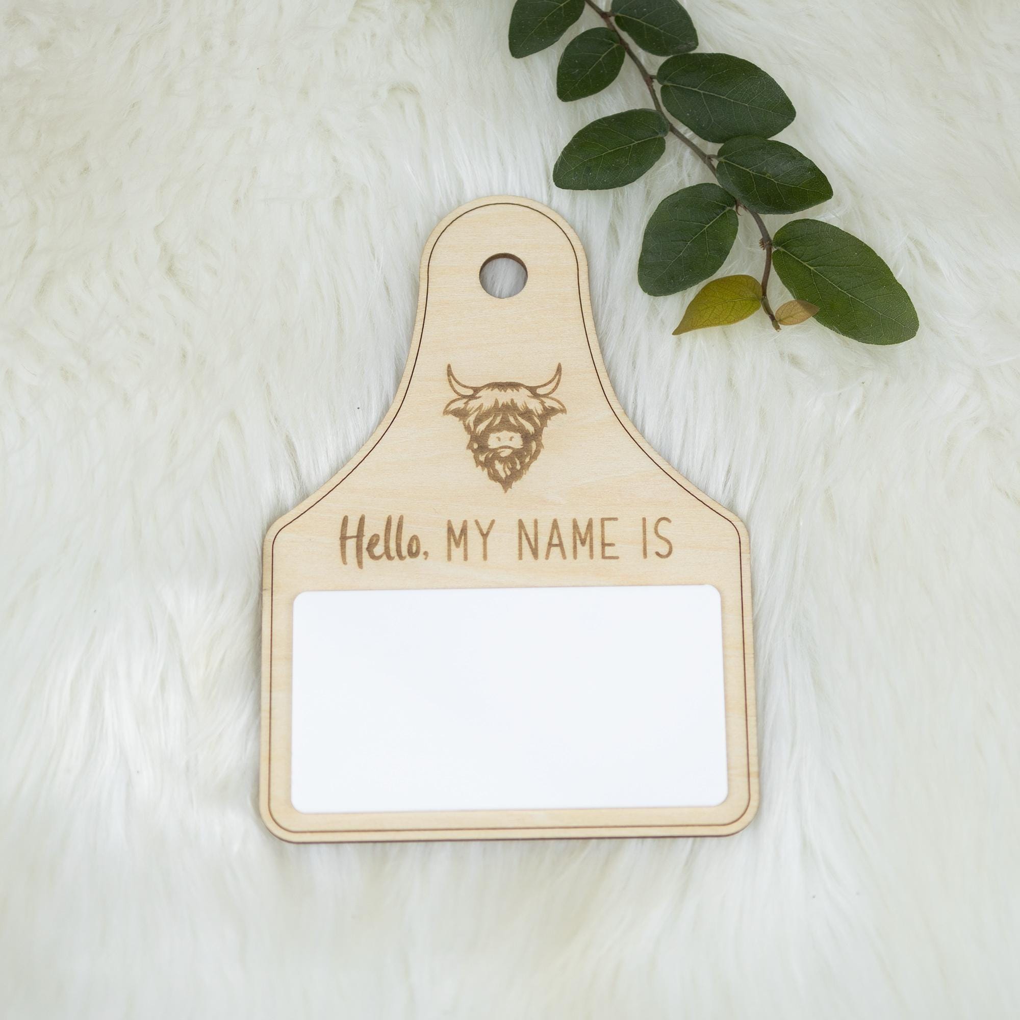 Highland Cow Baby Name Sign, Name Reveal Sign, Birth Announcement, Baby Birth Stats Sign, Baby Name Announcement, Name Announcement Sign