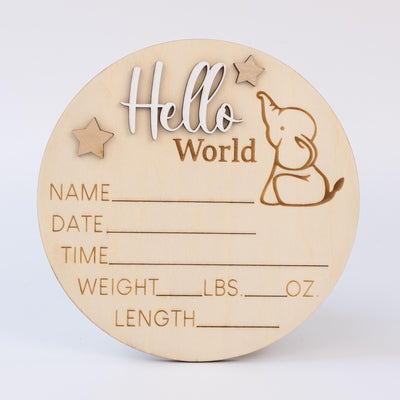Baby Stats Sign For Photos, Wooden Birth Announcement Sign, Birth Announcement Stat Sign, Baby Name Sign, Hospital Name Baby, Nursery Decor