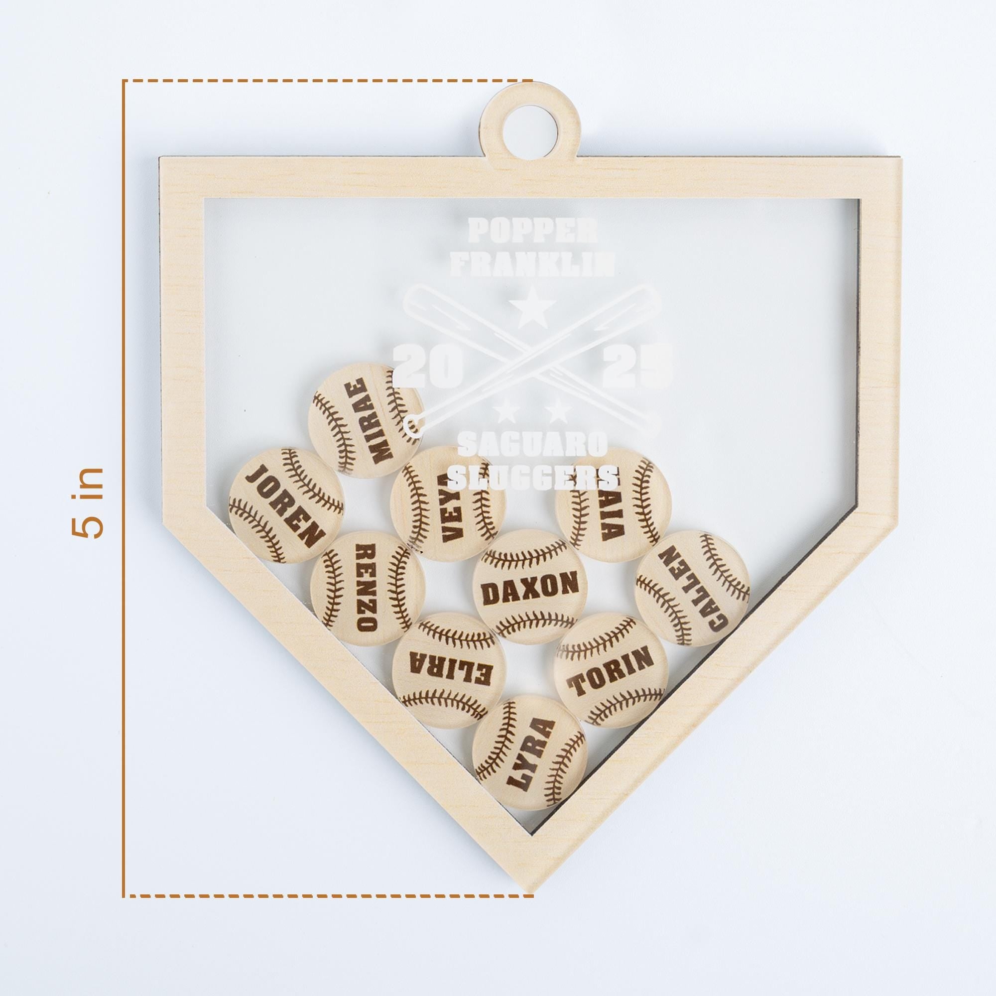 Personalized Baseball Team Ornament, Sports Christmas Ornament, Baseball Gifts For Coach, Baseball Ornament, Baseball Gifts For Players
