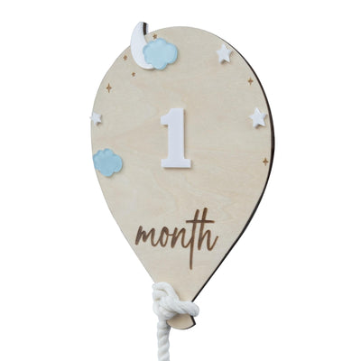 3D Monthly Milestone Discs for Baby Photos, Monthly Baby Milestone Discs, Engraved Wood Monthly Milestone Markers, Personalized Baby Sign