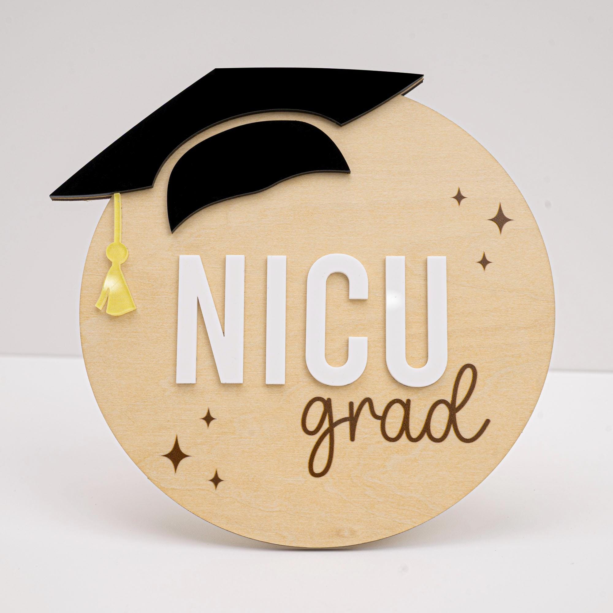 Nicu Grad Baby, Nicu Graduation, Nicu Sign, Gift For Nicu Baby, Nicu Warrior, Newborn Photo Prop, Sign For Baby Shower, Sign For Hospital