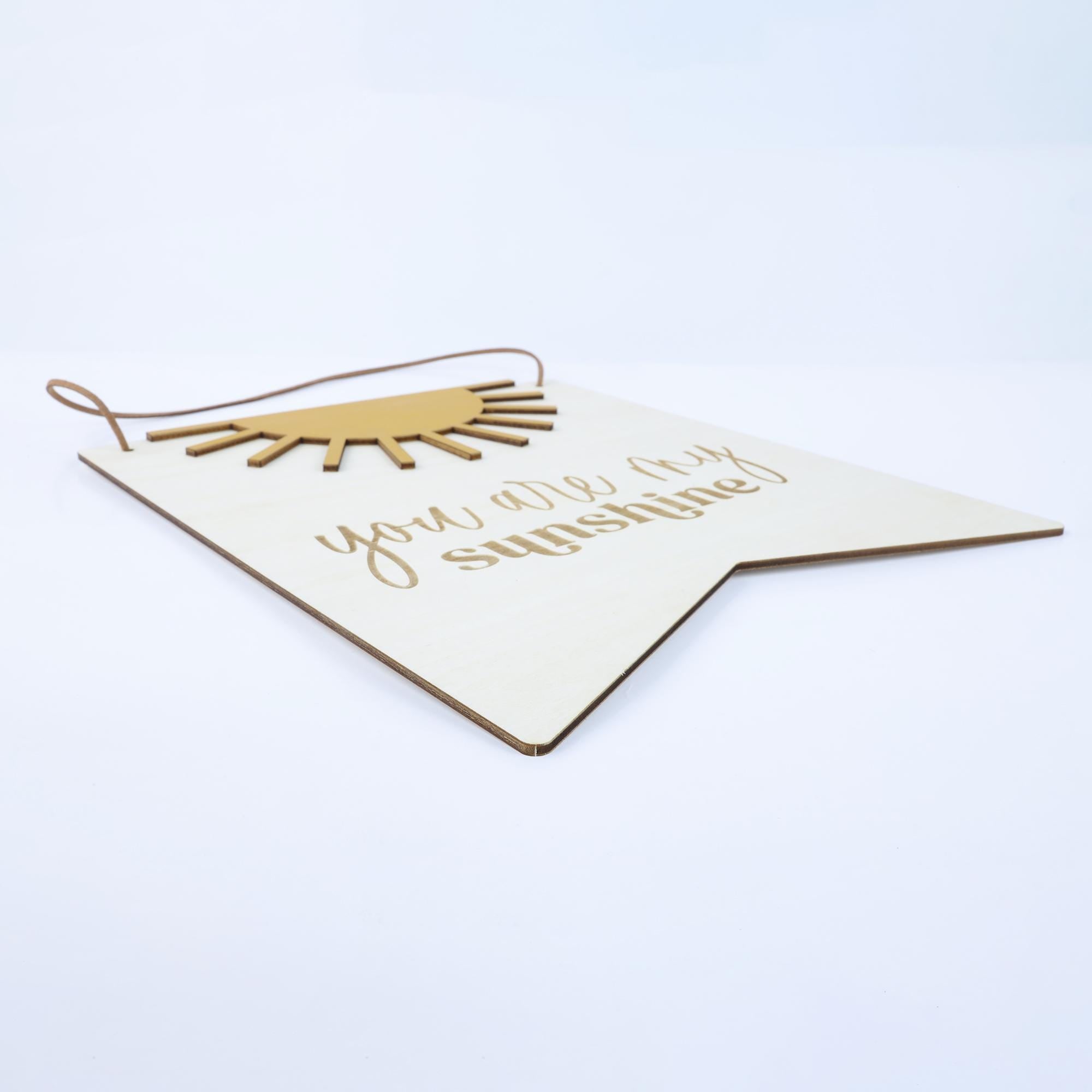 You Are My Sunshine Wall Art, Pennant Sign, Boho Nursery Decor, Baby Bedroom Decor, Nursery Decor, Baby Room Decor Nature, Baby Wall Art