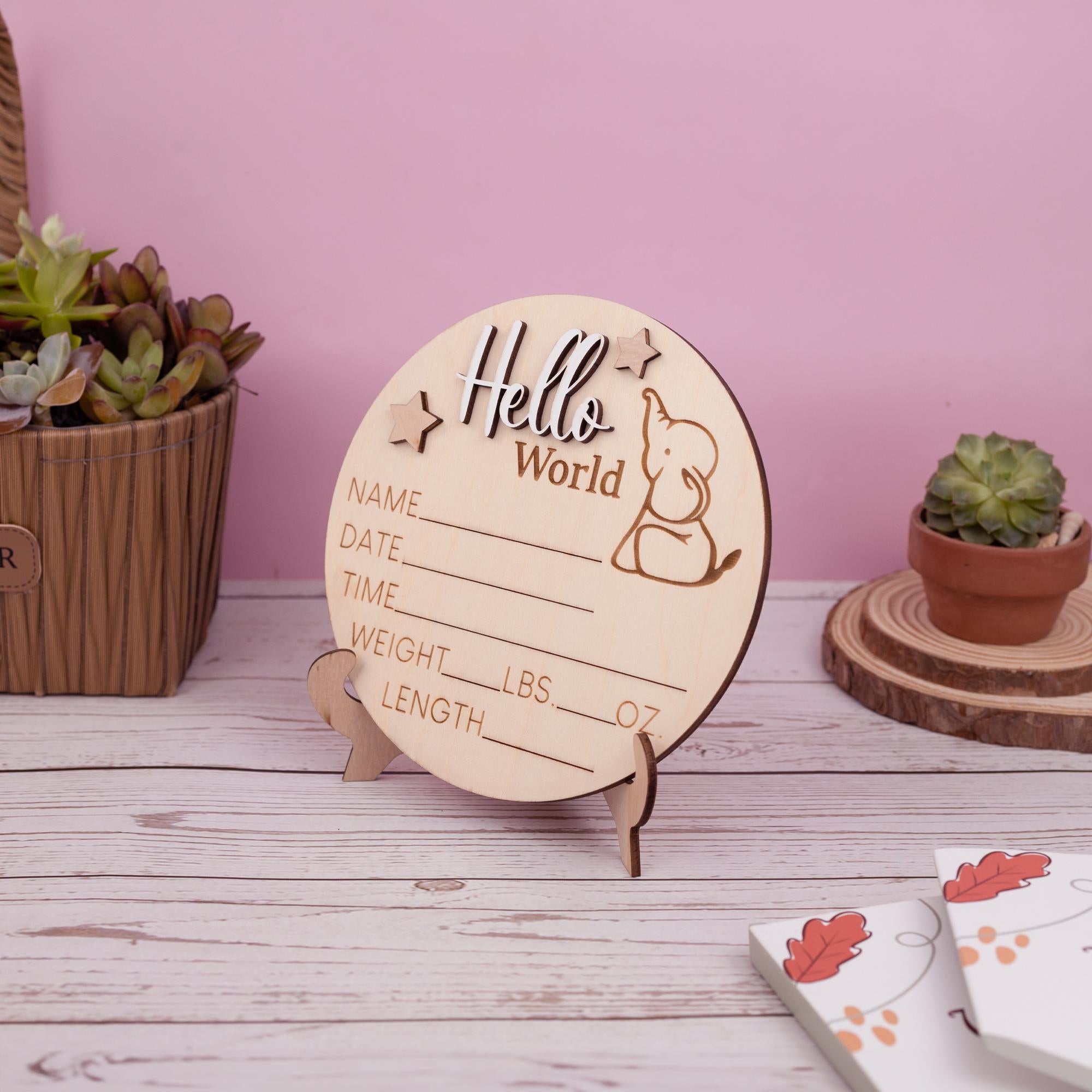 Baby Stats Sign For Photos, Wooden Birth Announcement Sign, Birth Announcement Stat Sign, Baby Name Sign, Hospital Name Baby, Nursery Decor