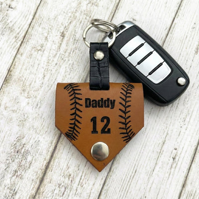 Personalized Baseball Photo Keychain, Baseball Team Gifts