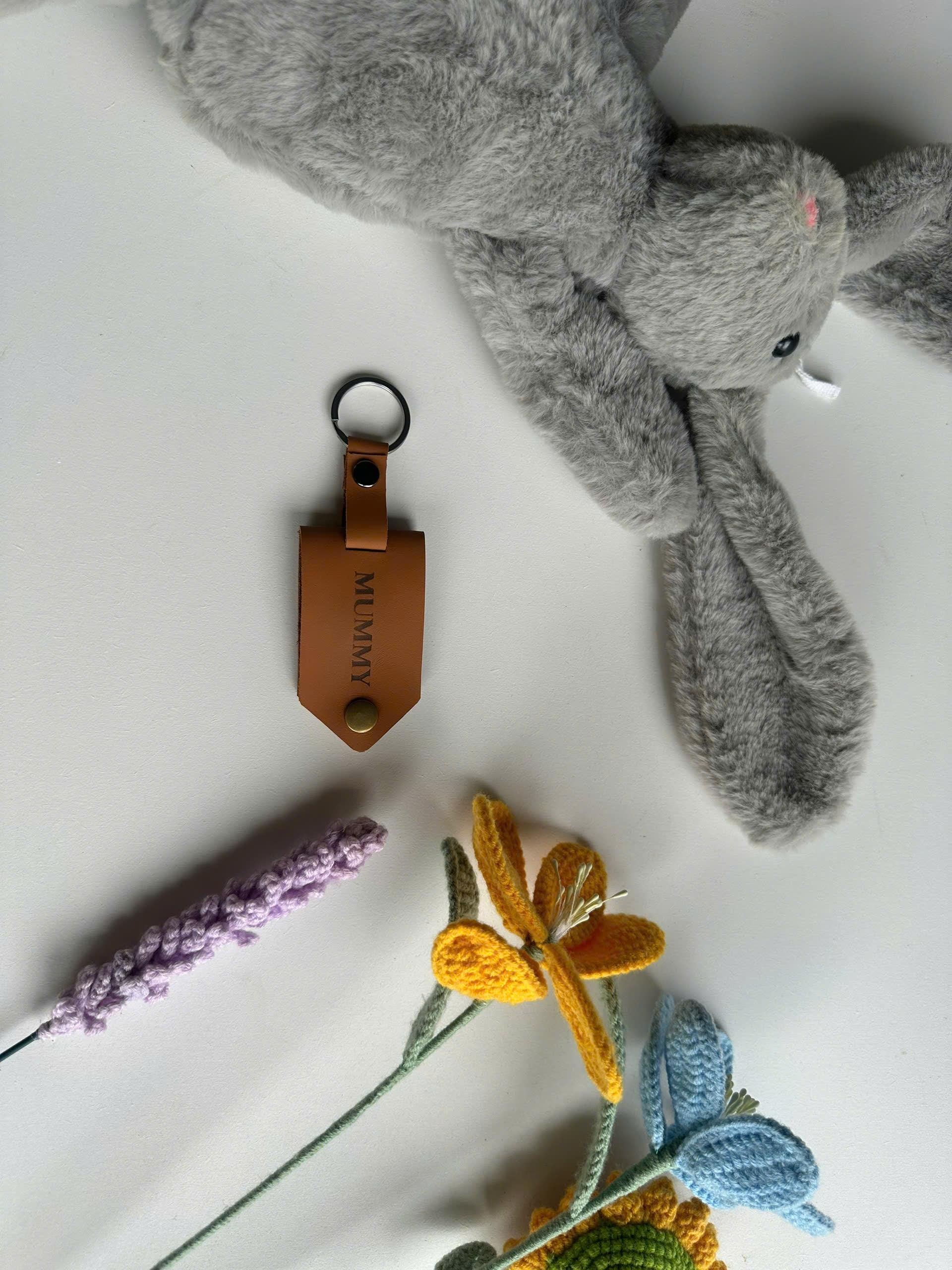 Personalized Hidden Photo Keyring, Leather Picture Gift