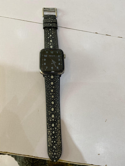Handmade Stingray Leather Apple Watch Band: Custom Sizes