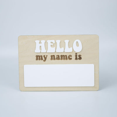 Hello My Name Is Birth Sign, Baby Name Reveal, Baby Name Sign, Birth Announcement, Hospital Name Sign, Baby Name Announcement, Nursery Decor