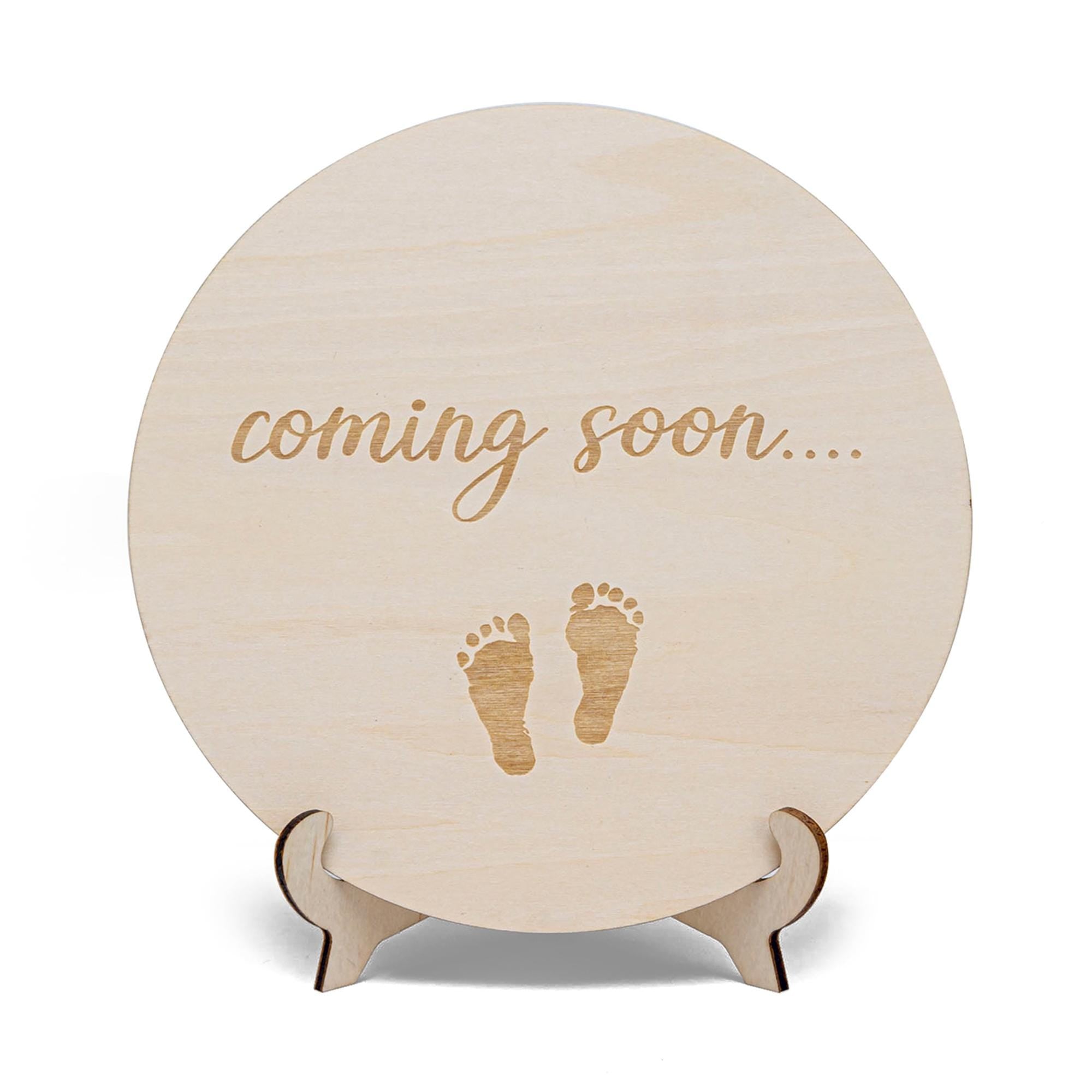 Wooden Pregnancy Announcement Sign, Baby Reveal Announcement, Coming Soon Sign, Baby Announcement Sign, Baby Announcement,Expecting Mom Gift