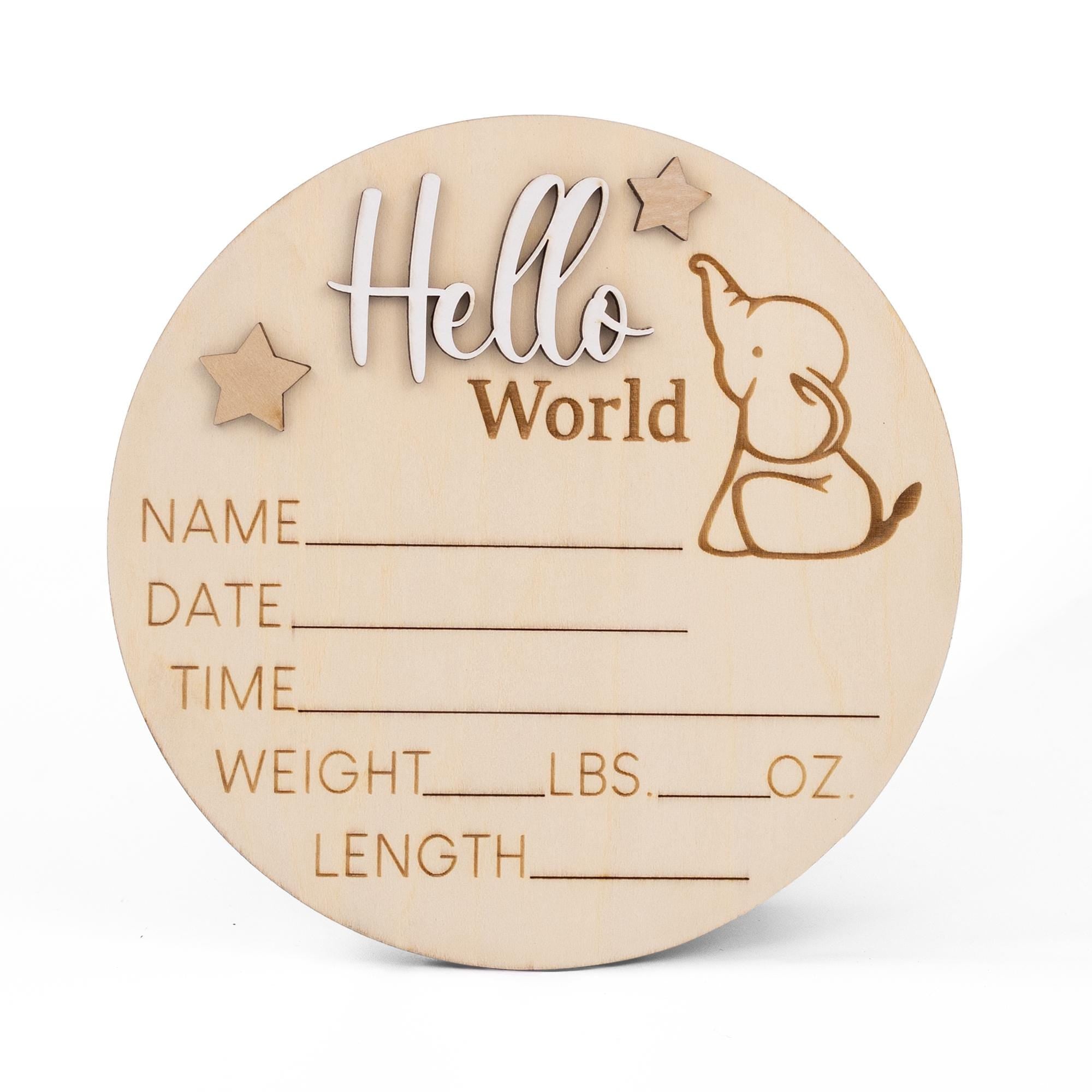 Baby Stats Sign For Photos, Wooden Birth Announcement Sign, Birth Announcement Stat Sign, Baby Name Sign, Hospital Name Baby, Nursery Decor