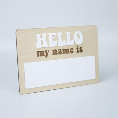 Hello My Name Is Birth Sign, Baby Name Reveal, Baby Name Sign, Birth Announcement, Hospital Name Sign, Baby Name Announcement, Nursery Decor