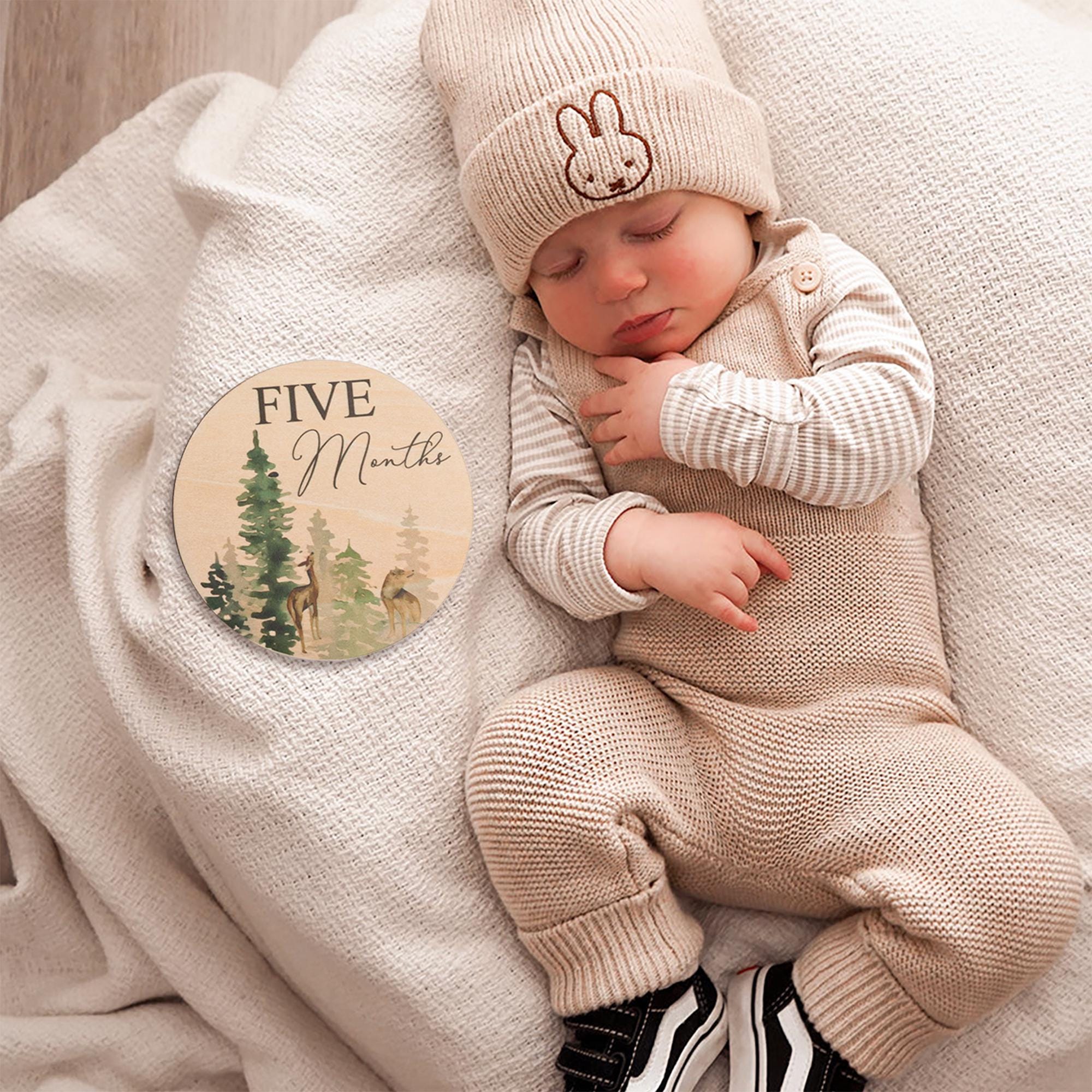 Monthly Milestone Disc For Baby Photos Wooden, Baby Monthly Milestone, Baby Milestone Discs, Newborn Gift, Baby Shower Gift,Baby Photo Props