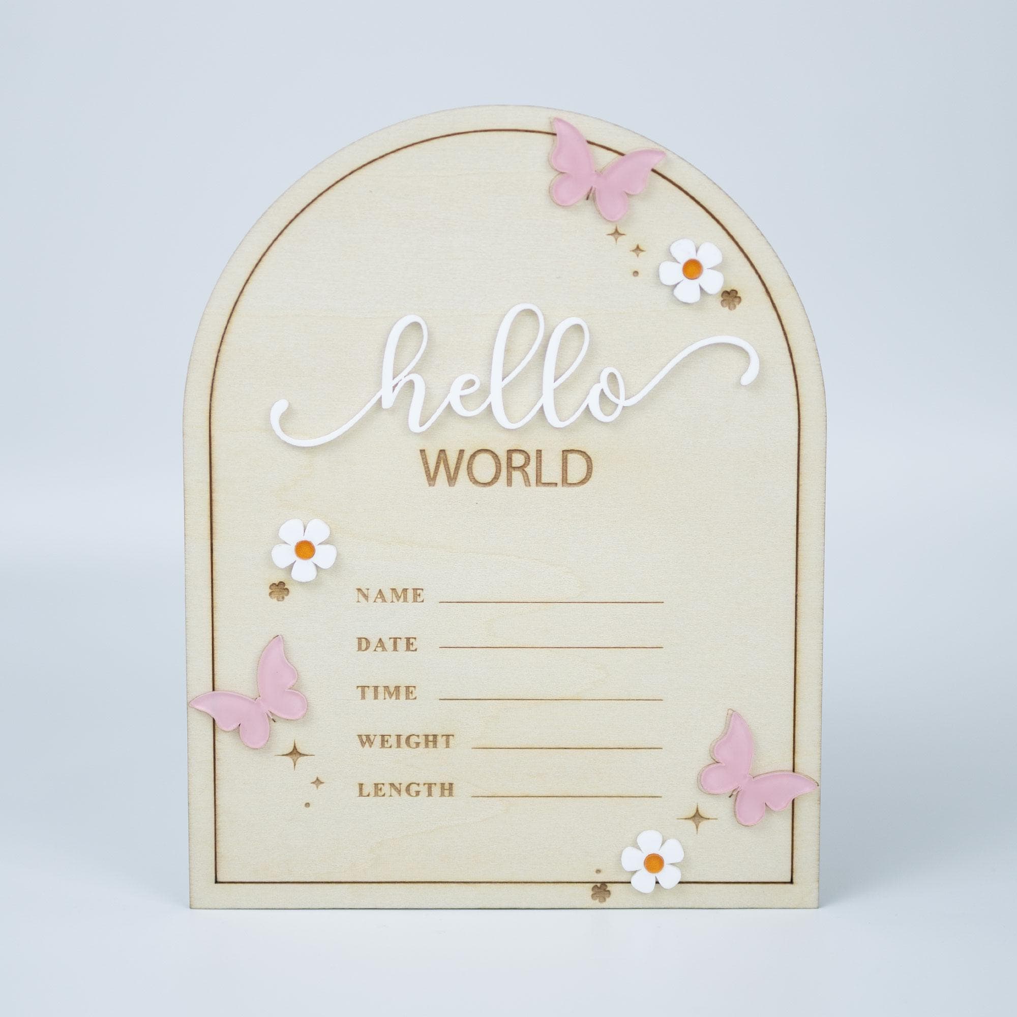 Hello World Newborn Sign, Baby Announcement Sign, Baby Sign For Hospital, Welcome Baby Sign, Baby Sign For Hospital, Gender Neutral Sign