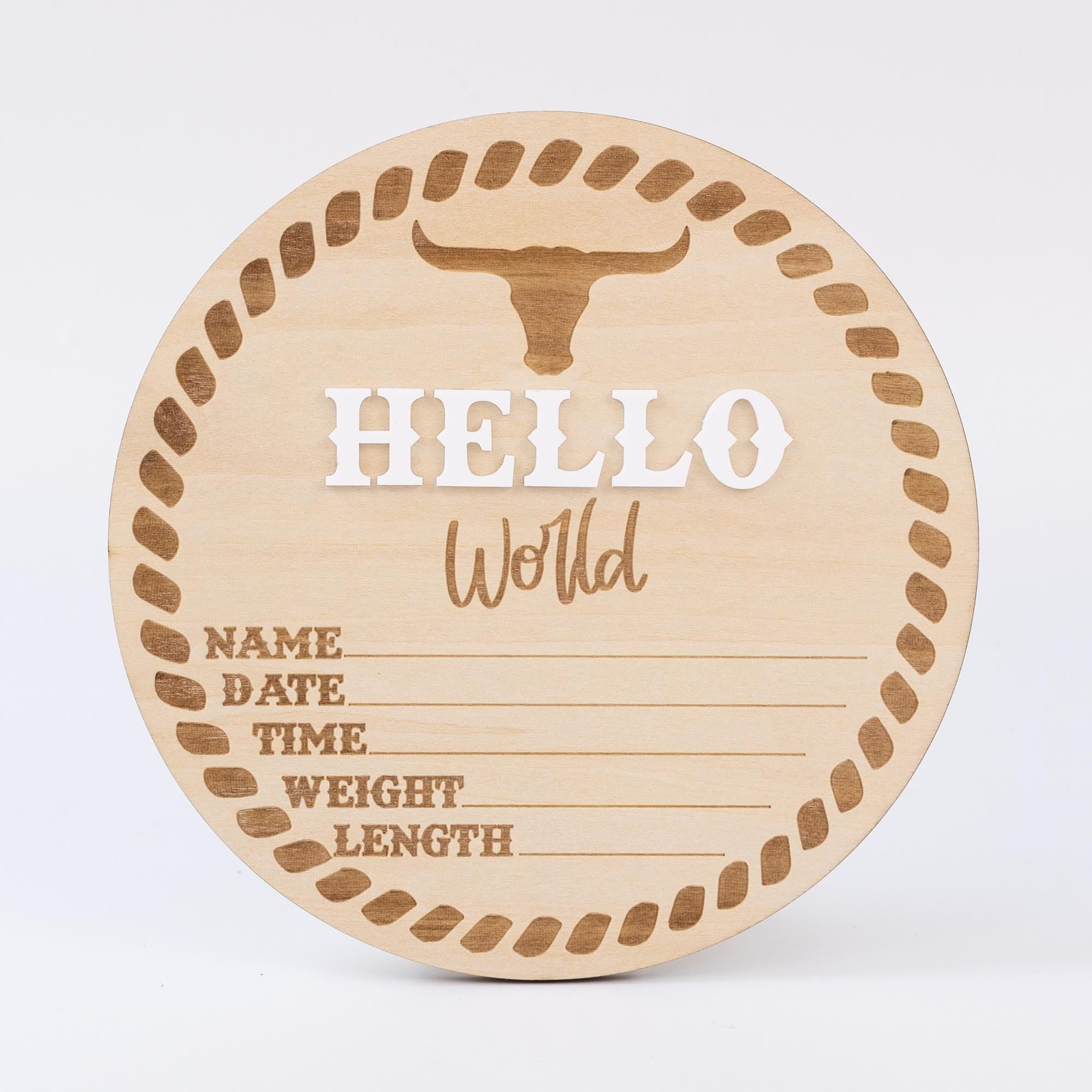 Baby Boy Announcement Sign, Baby Announcement Name Sign for Hospital, Name Plate Announcement, Newborn Sign for Boy, Newborn Gift, 3D Sign