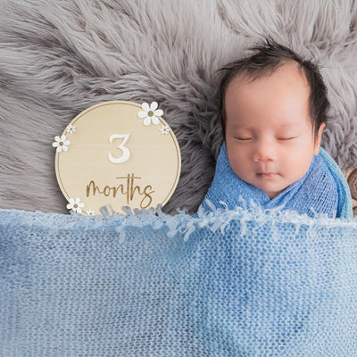 Baby Monthly Milestone Sign, Baby Photo Prop, Baby Girl Month Milestone, Monthly Milestone Photo, Monthly Milestone Sign, Milestone Marker