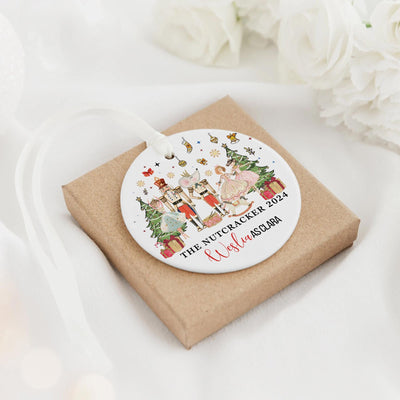 Personalized Nutcracker Ornament 2025: Ballet Dancer Christmas Keepsake