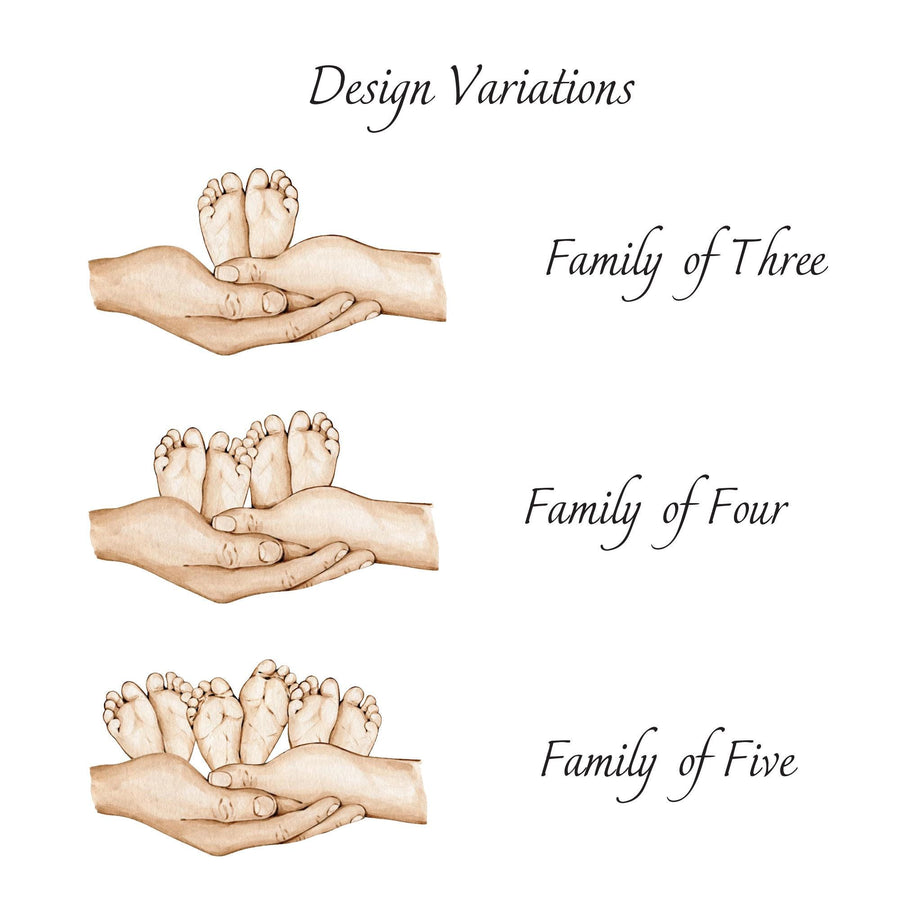 Family of Three First Christmas Ornament, Personalized Mom Dad Baby Ceramic Keepsake 2025