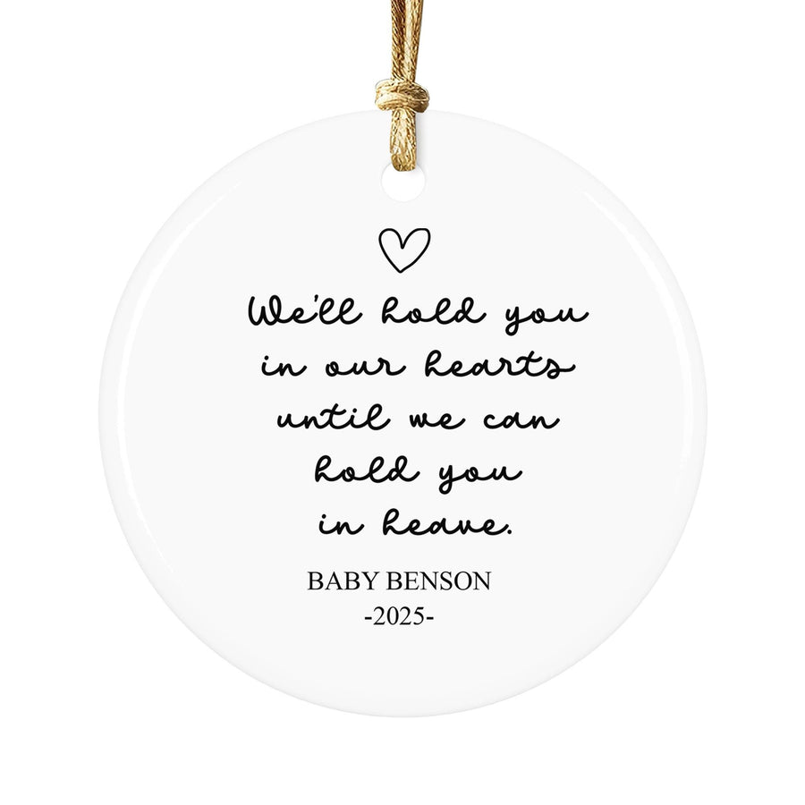 Personalized Baby Memorial Ornament: Infant Loss Remembrance Gift