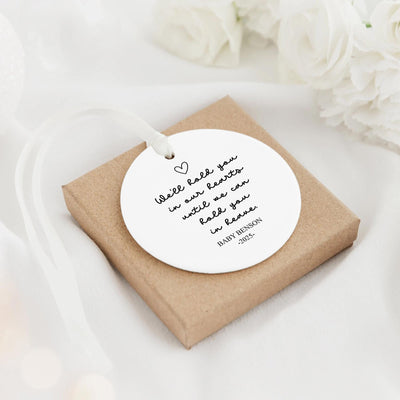 Personalized Baby Memorial Ornament: Infant Loss Remembrance Gift